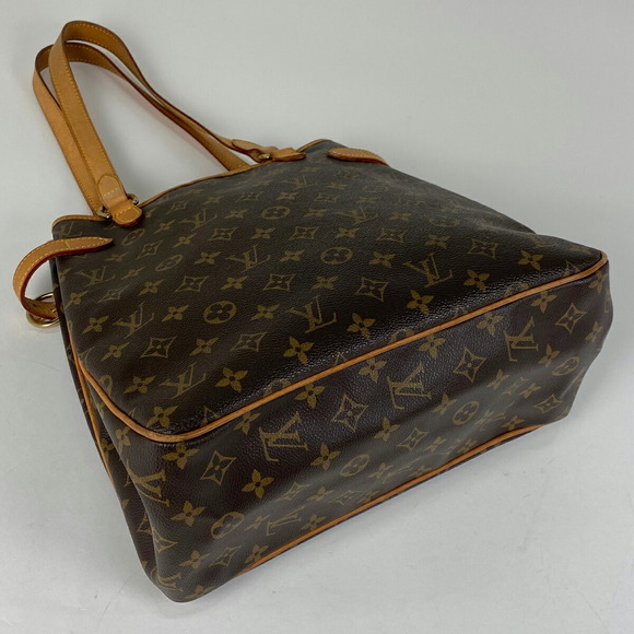 Louis Vuitton Monogram Vertical Bag Tote Batignolles Brown - Picture 1 of 7